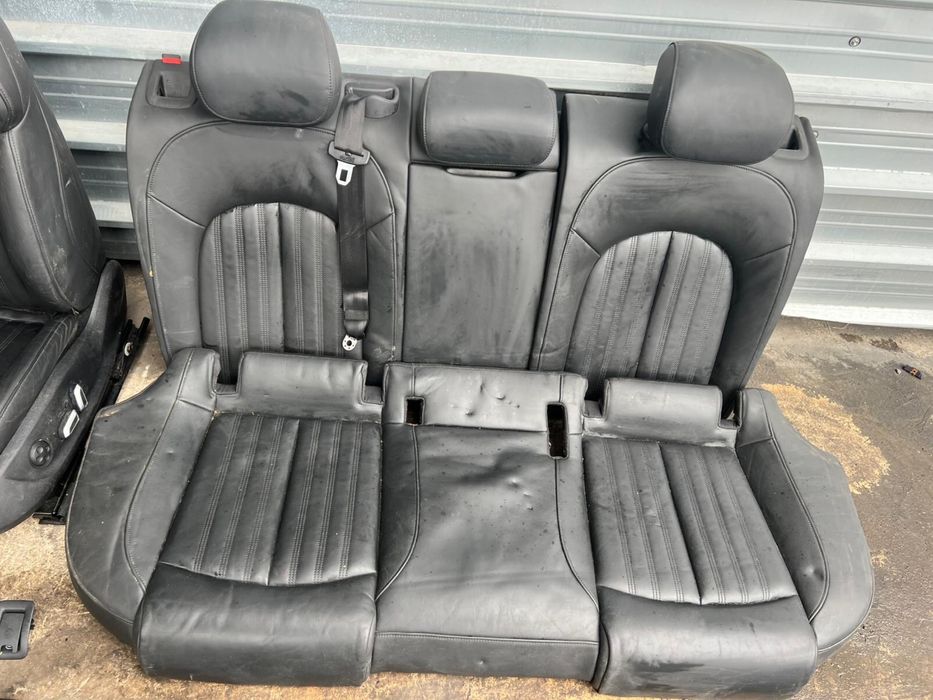 Салон за Ауди AUDI A7 Sline черен кожа електрически подгрев ном 856