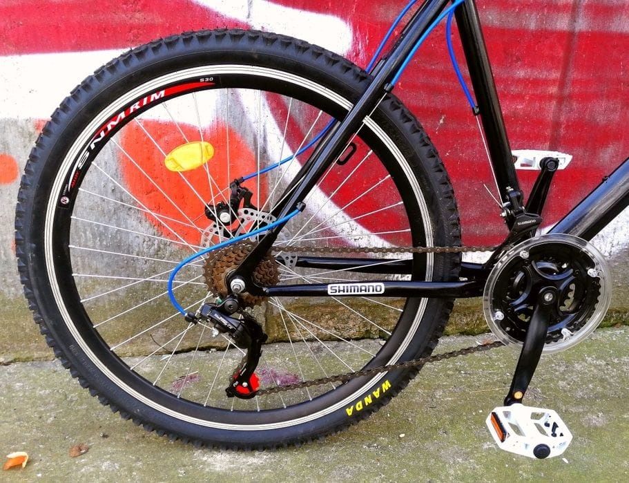 Bicicleta/MTB/roți 26"/DISCURI/suspensie/21 viteze/mărime M/echipare Shimano