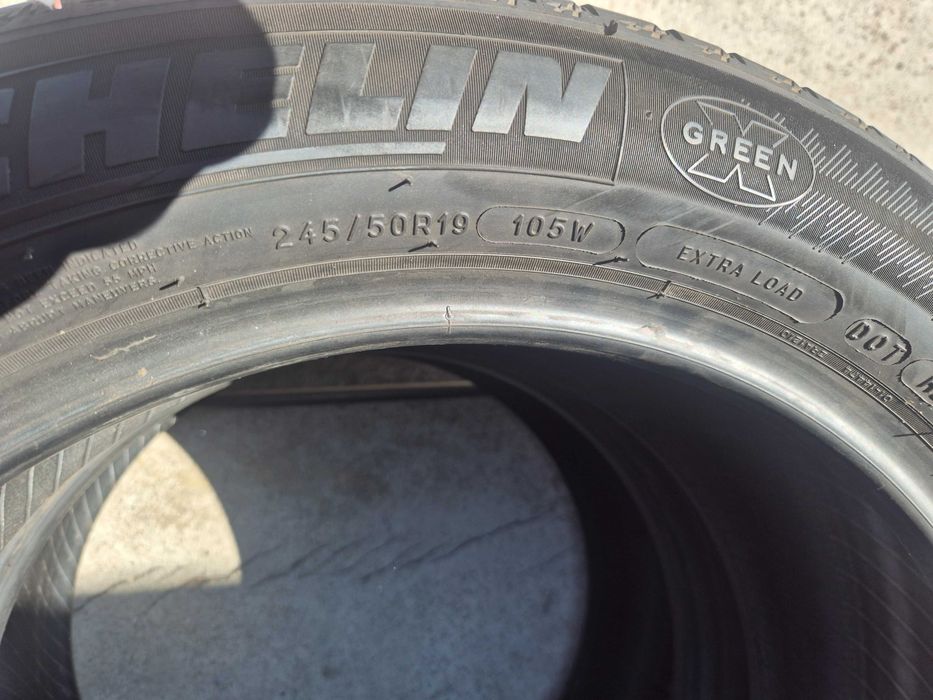 2 Anvelope de VARA - 245/50/19 105W XL - Michelin Latittude Sport * OEM BMW RFT - CA NOI - DOT 2018 !