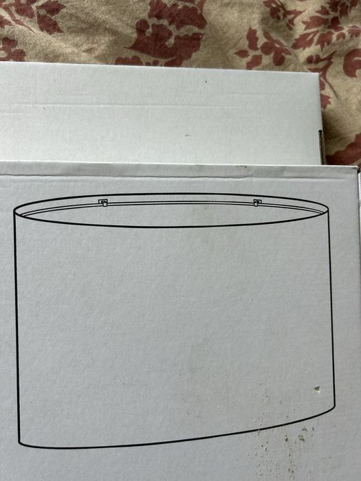 Set 2 abajururi albe noi Ringsta ikea, nedesfacute