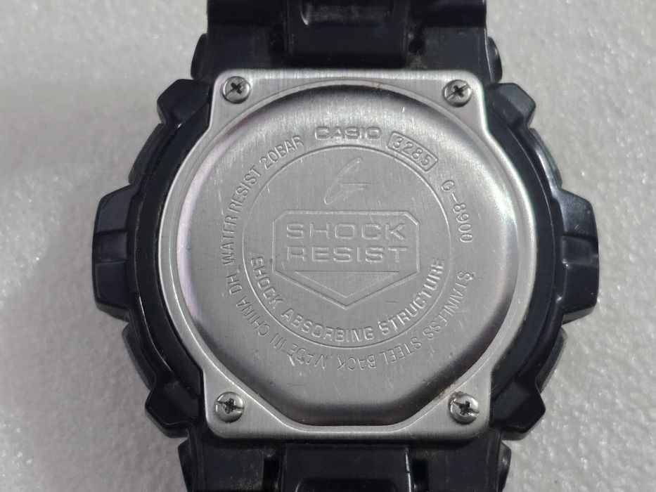 Ceas Casio G-Shock G-8900 (Modul 3285) - iluminare, Rezistent la Apa 20 Bar - Negru