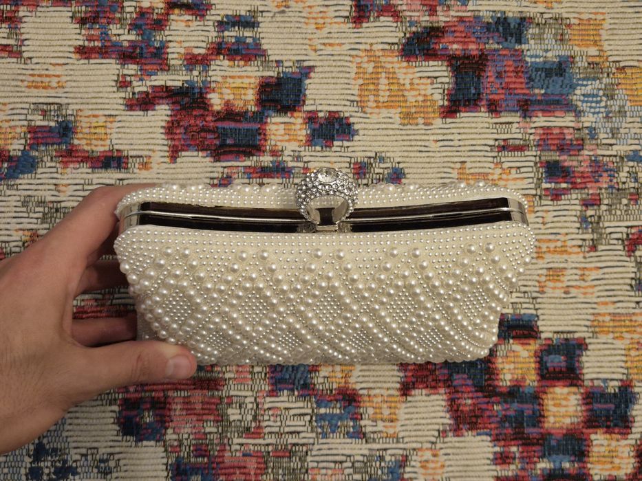 Plic / portofel nunta cu perle