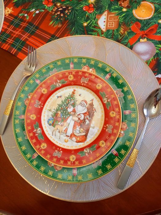 Тарелки новогодние