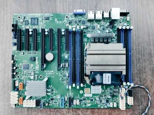 Supermicro X10SRL-F + E5-2620 v3 2.4GHz + 2 x 2U Heatsinks | 96Gb ECC RAM | Gigabyte Radeon RX 570 Aorus, 4GB GDDR5Gigabyte
