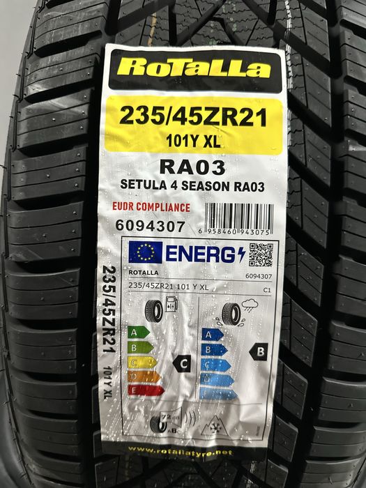 Нови всесезонни ROTALLA RA03 235/45R21 101Y XL НОВ DOT БОРД 2354521