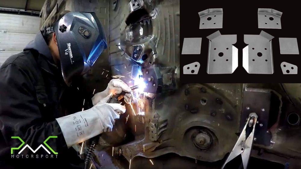 Комплект планки за подсилване на купе за BMW 3er е46 98-05 версия 2