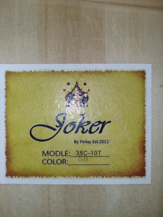 Гитара joker 38c-10t