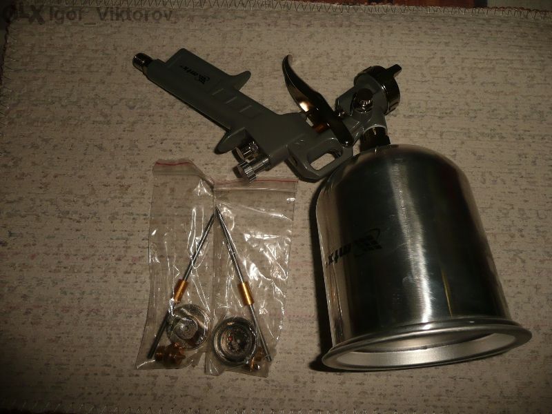 пистолет за боядисване с 3 дюзи