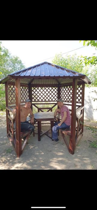 Беседки 6 гранные