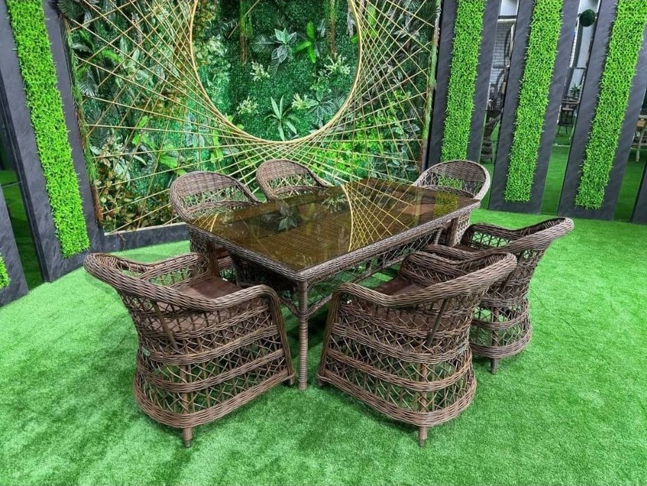 Ратанговой мебель для сада