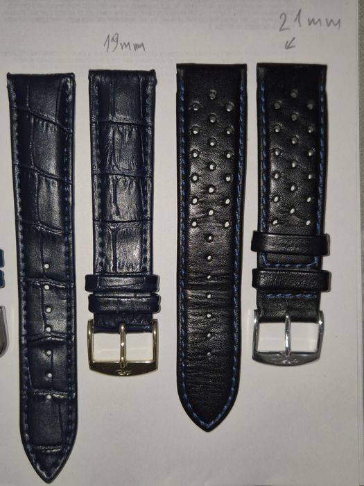 Ремешки кожаные часовые