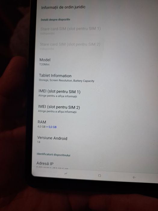 Tableta,DOOGEE,T20 Mini,4G,8.4" FHD+ 9GB RAM (4GB + 5GB), 128GB ROM