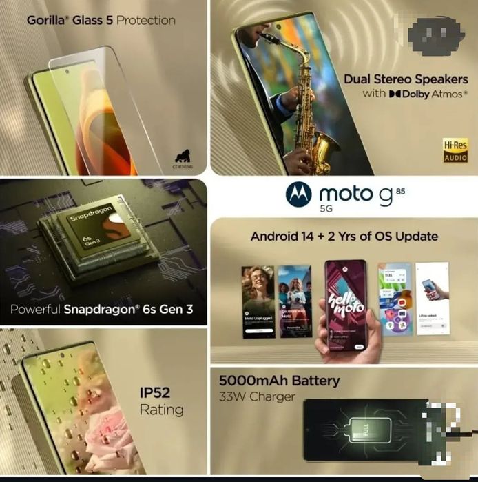 Bepul dostavka Motorola moto g85 5g