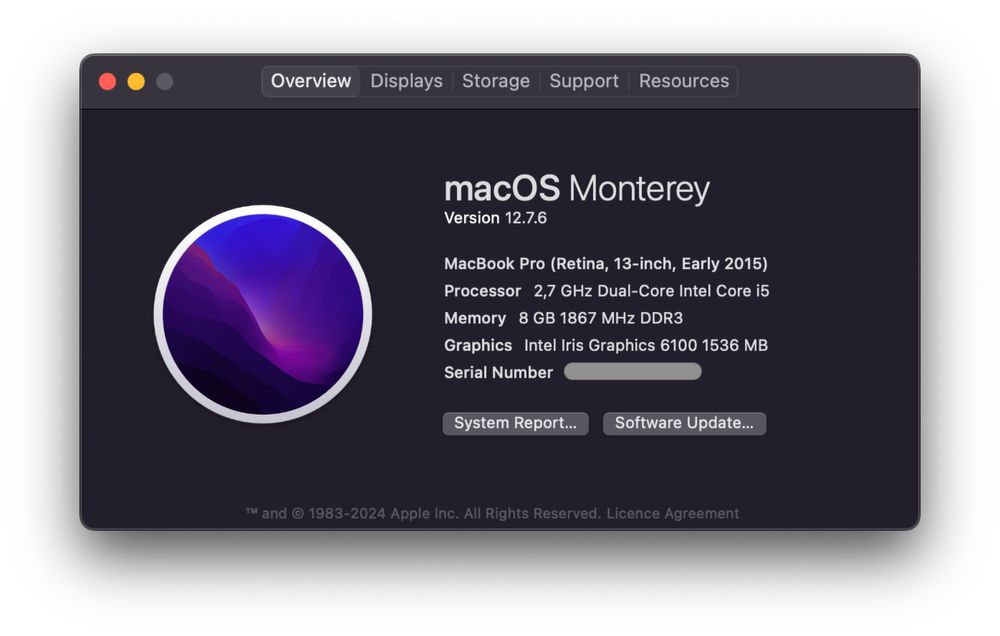 Apple MacBook Pro (Retina, 13-inch, 2015)