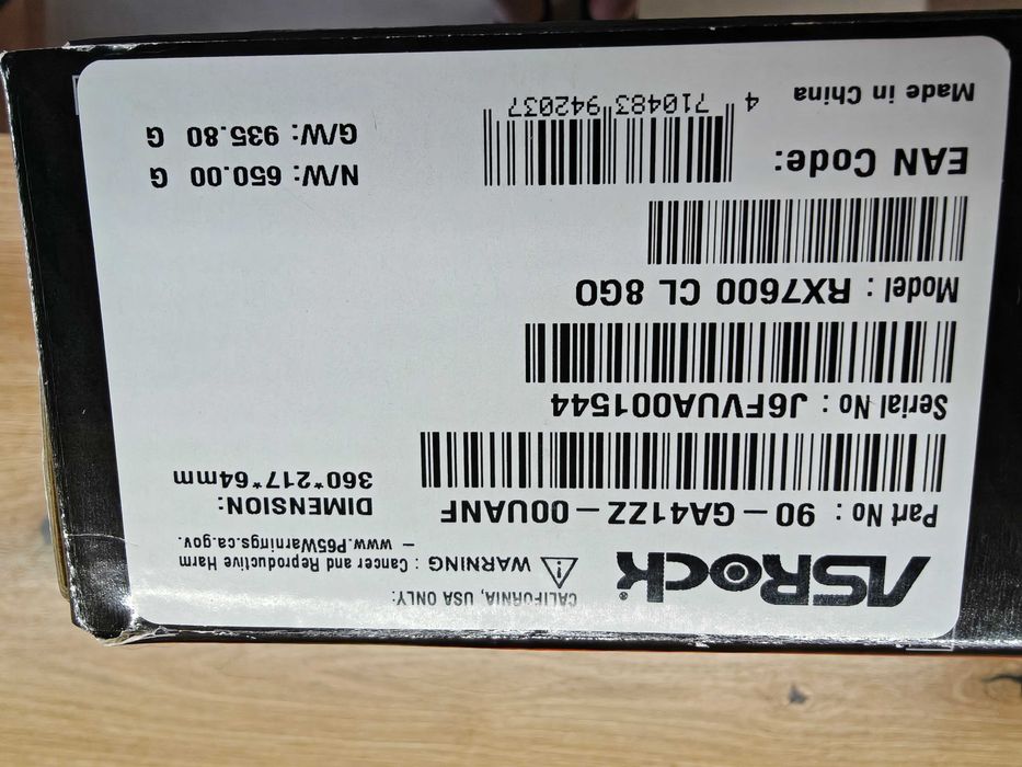 AMD Radeon 7600 8GB ASRock Challenger