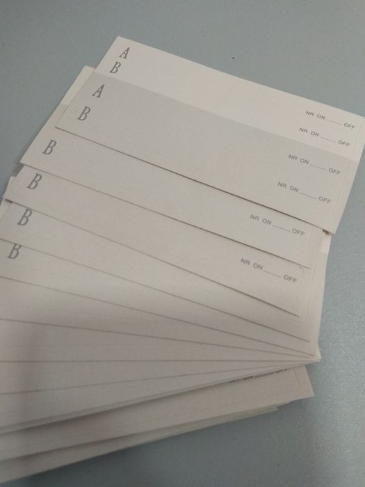 Вкладыши наклейки от кассет