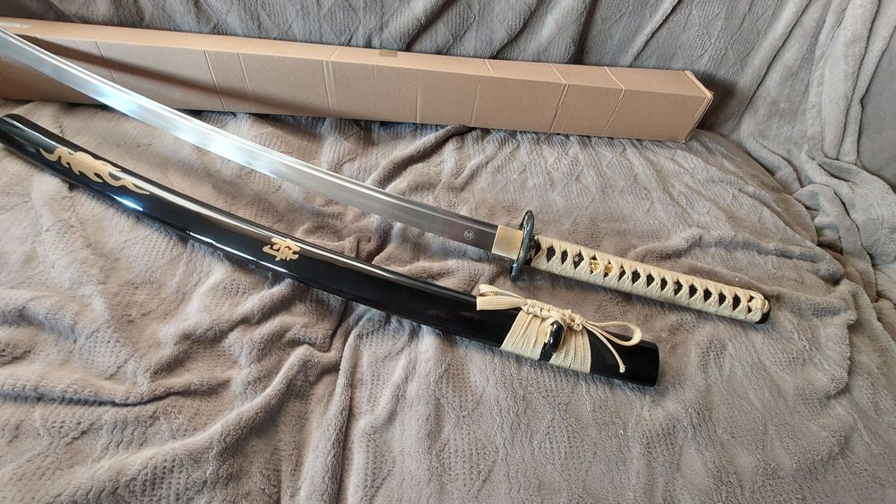 Katana Japoneza F. Ascutita Sabie Ninja Samurai Sword Otel Carbon 1060