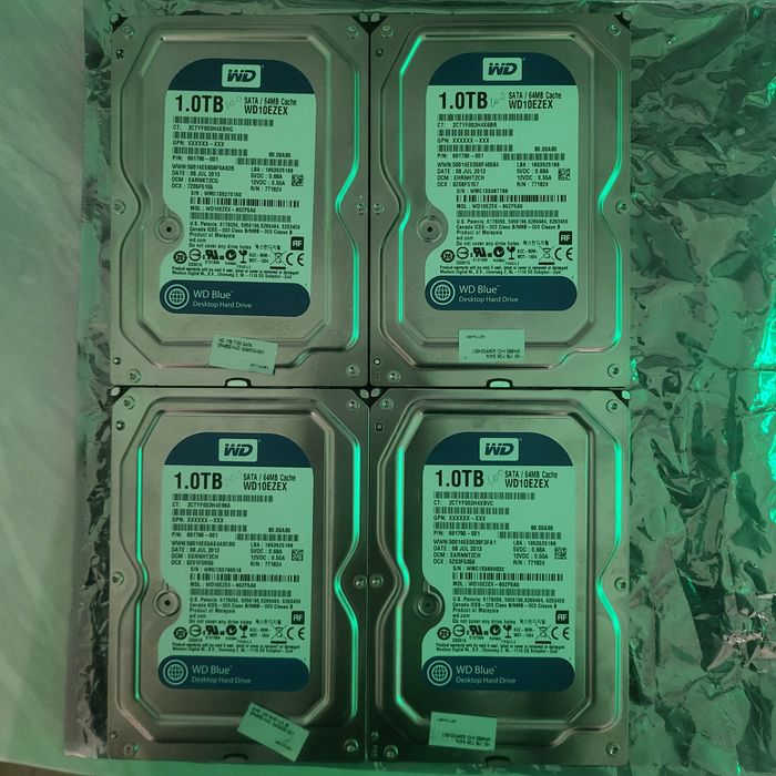 Жёсткие диски WD Blue 1TB (WD10EZEX)