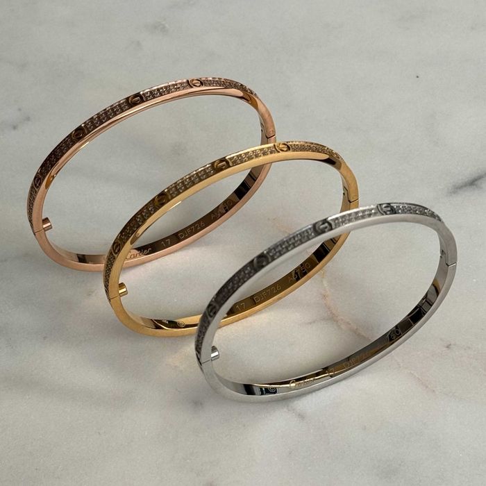 Bratara Love Slim cu Cristale Aplicate