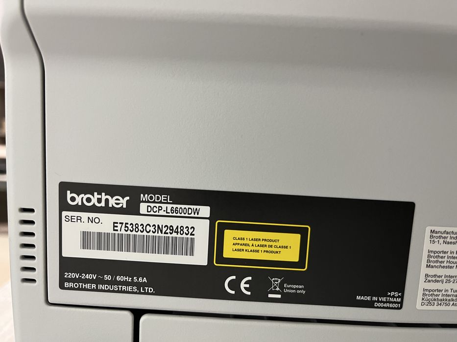 ПРОМО НОВ Принтер/Копир/Скенер Brother DCP-L6600DW/WiFi/Apple AirPrint