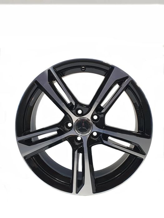 Janta NOUA  Aliaj 8JX18 GMP Group ET 25, PCD 5x112, CB 66.5 Mercedes, 5 prezoane, 112 mm distanta intre prezoane, 66.5 mm fiu, Culoare negru/argintiu