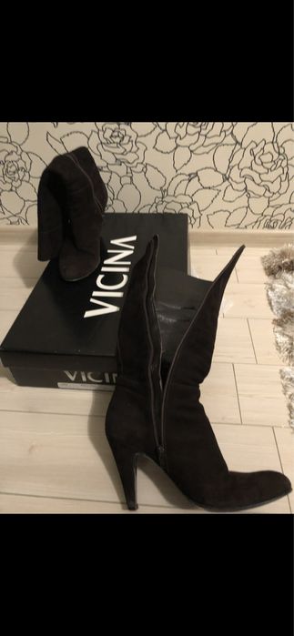 Cizme VICINA  Piele intoarsa