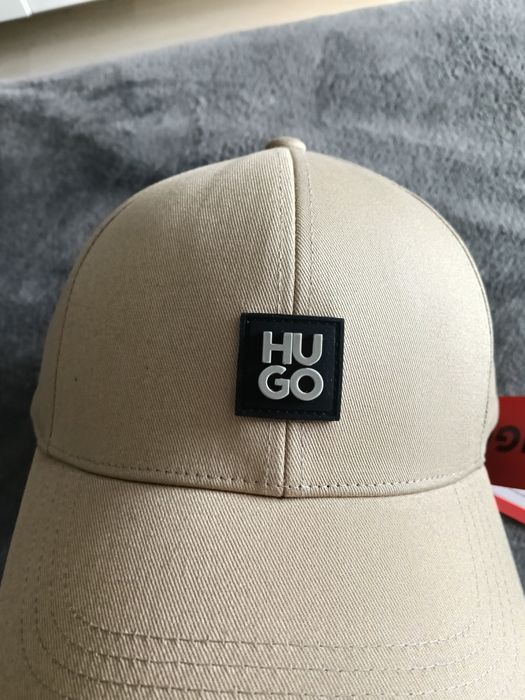 HUGO Jake-Me șapcă unisex maro cu logo metalic mic OS noua originala
