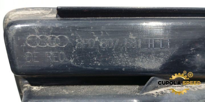 Grila bara (proiector) stanga S-Line 8P0807681 Audi A3 8P/8PA [faceli