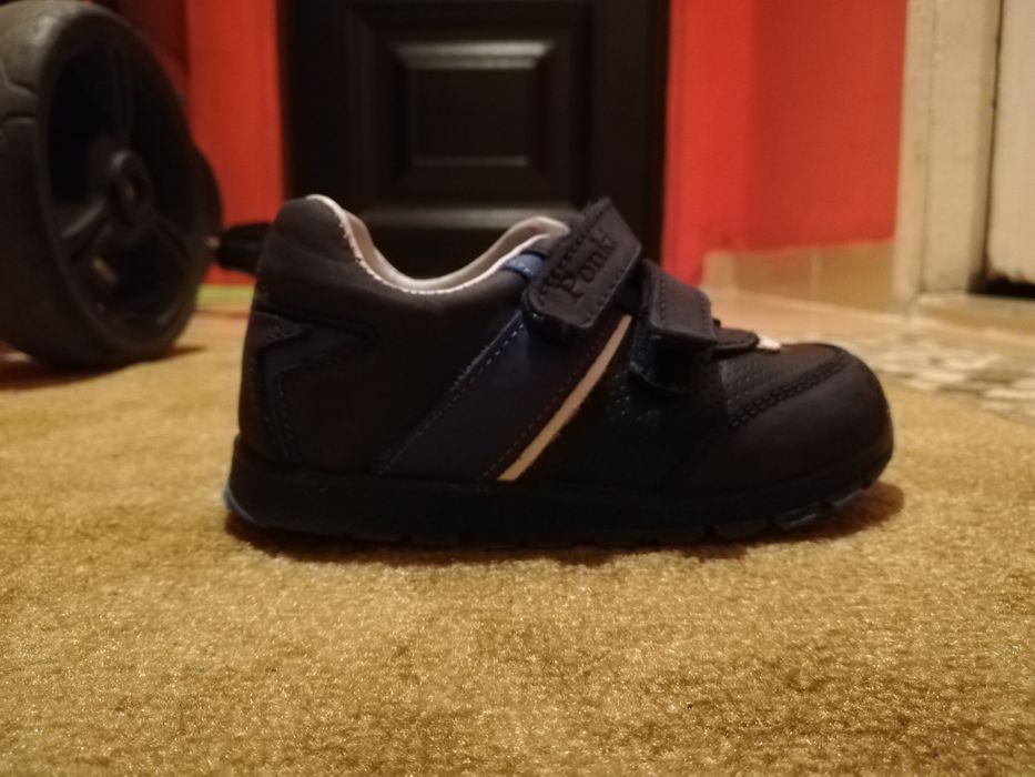 Обувки Понки - естествена кожа, за момче, 23 размер