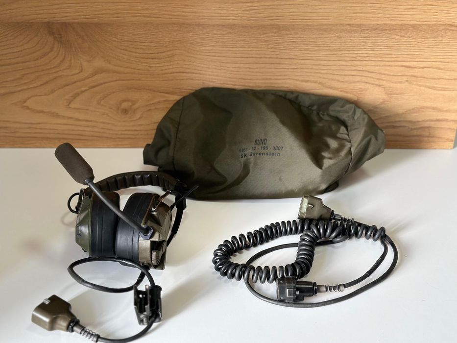 Casti militare germane TELEMIT pentru tancuri bilndate transportoare