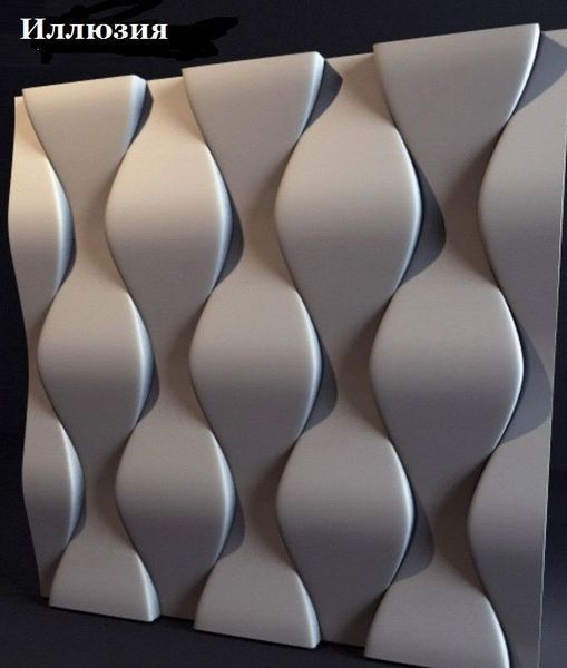 Калъп за 3Д панели Илюзия, Кожа,  Тиса