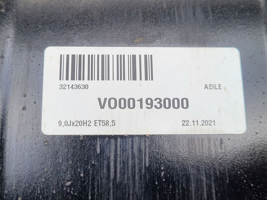Оригинални джанти Volvo C40 / XC40 Recharge / EX40 20” Borbet OEM 5x108