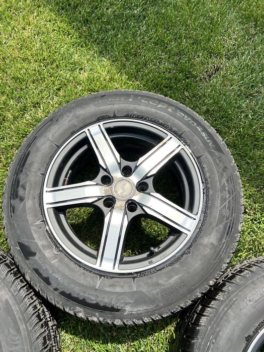 Set jante aliaj Platin 5x114.3 ET38 + anvelope iarnă 215 70 R16 – Mitsubishi Outlander / alte modele