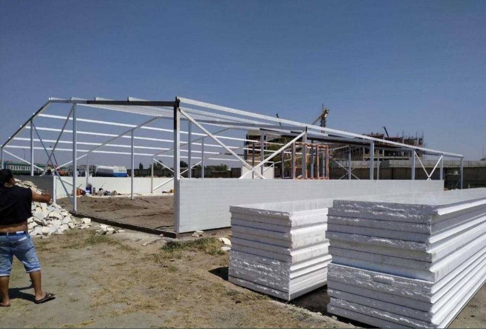 Sendvich panel | сендвич панел | пена | базальт | монтаж под ключ |