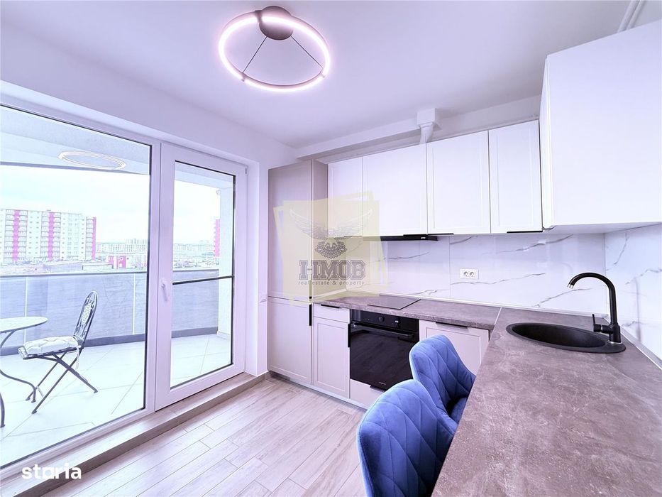 Apartament modern 2 camere 2 terase in Evolution