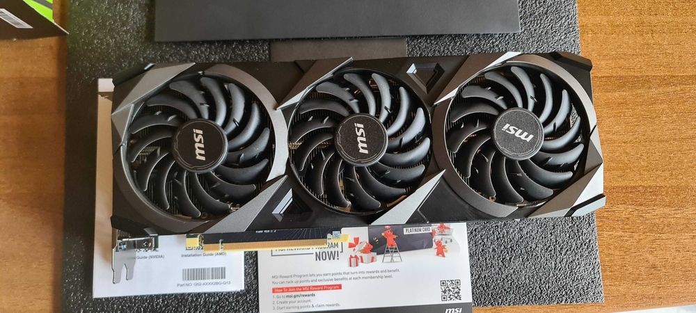 Видеокарта MSI RTX 3080, 10GB