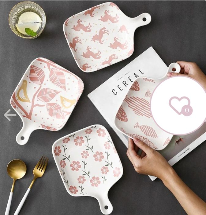 Посуда комплект "Цветочный "