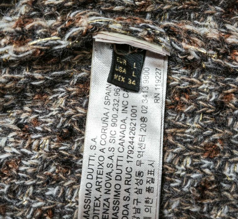 Massimo Dutti Дамска дълга жилетка размер L