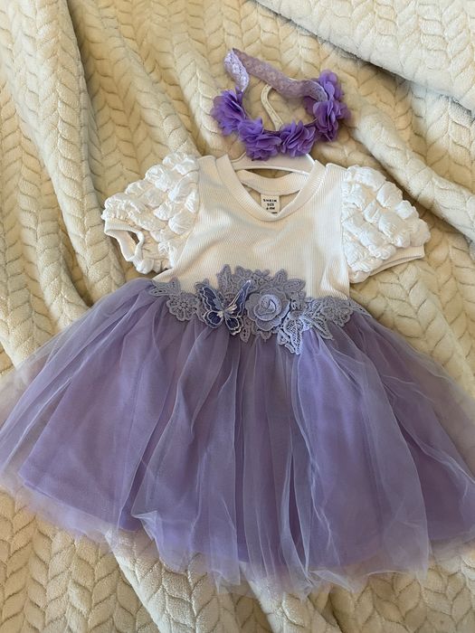 Rochita pentru bebe- 68-74 pentru- botez- nunta