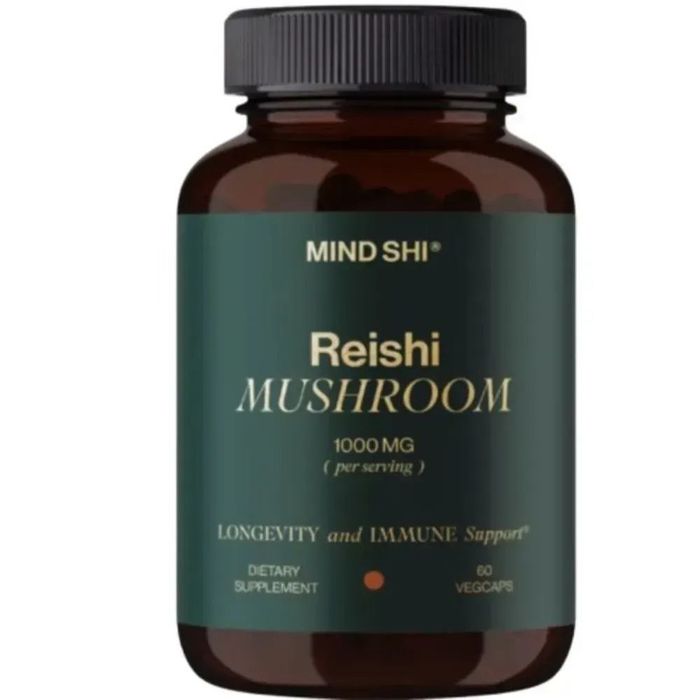 Рейши, Reishi Mushroom 60 веган капсул из Америки