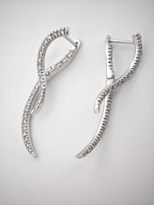 Cercei 14k diamante naturale