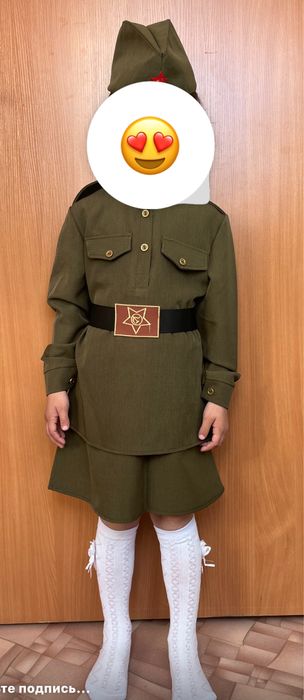 Военный костюм для девочек (прокат)