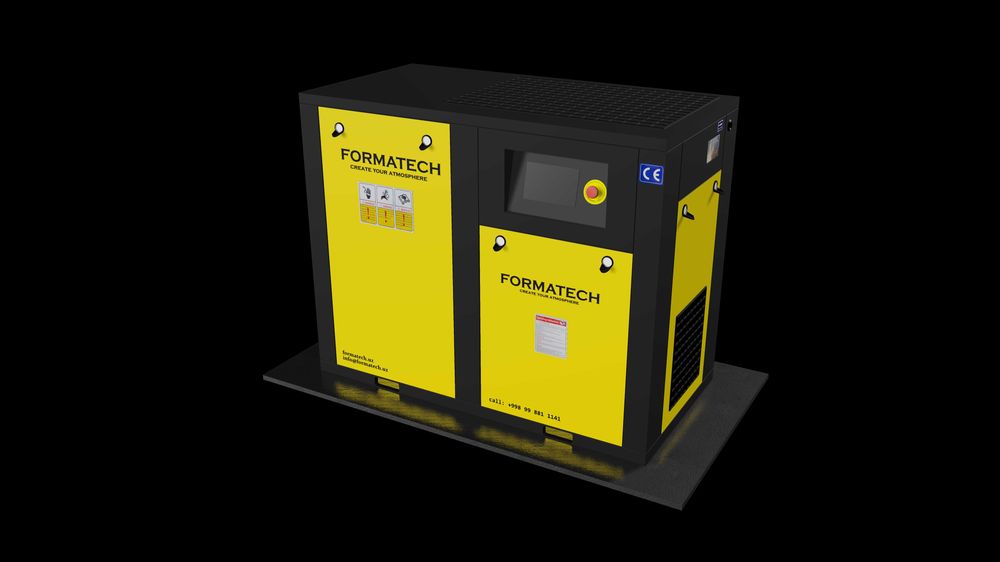 Компрессор инверторный официально от FormaTech 37 кВт. с УСТАНОВКОЙ!