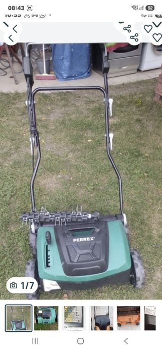 Vând scarificator, aerator
