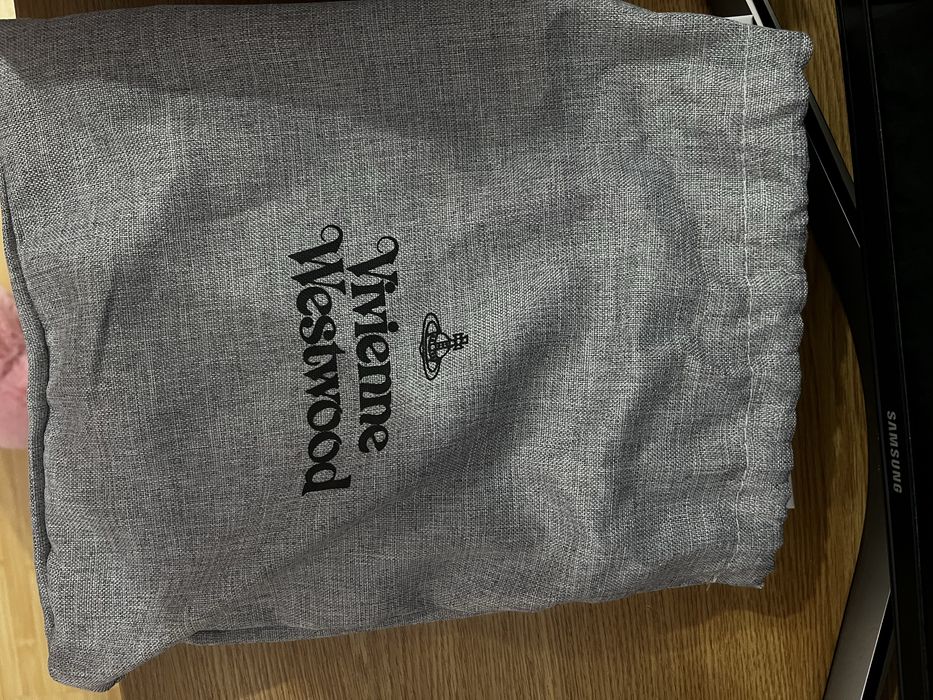 Geanta / Săculeț Vivienne Westwood Neagră de Piele noua