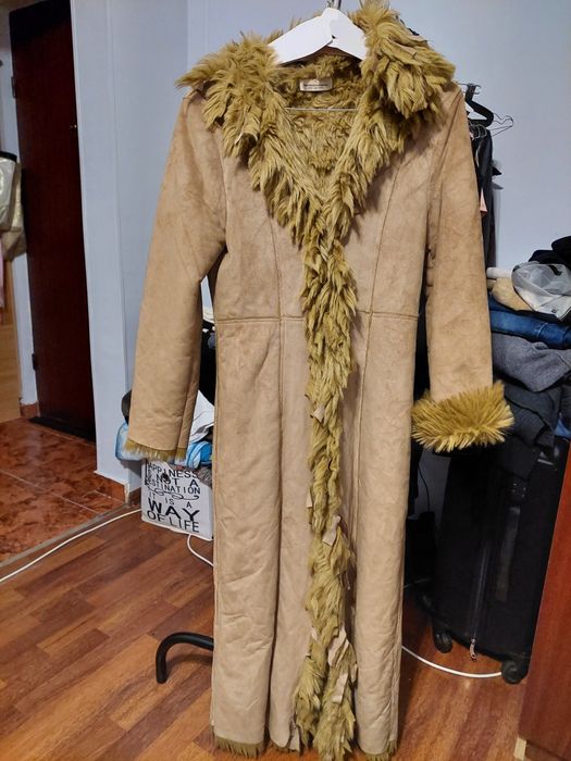 Palton lung tip cojoc de brand Rossodisera /Mango Guess Zara