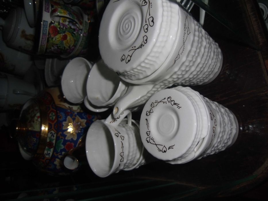 serviciu cafea,6 pers.  portelan vechi