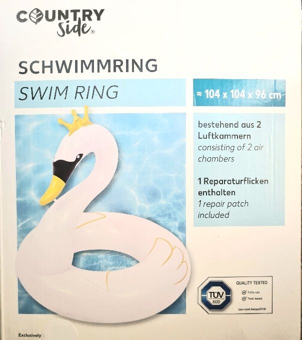 Голям надуваем пояс лебед