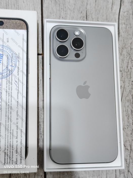 iPhone 15 Pro Max 512 gb ёмкость 90