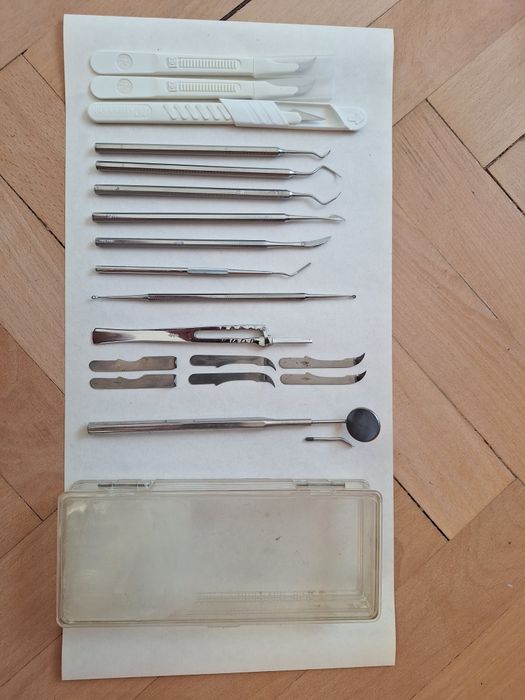 Trusă chirurgie parodontală / stomatologie AESCULAP și Wilh. Bulk (Germania)